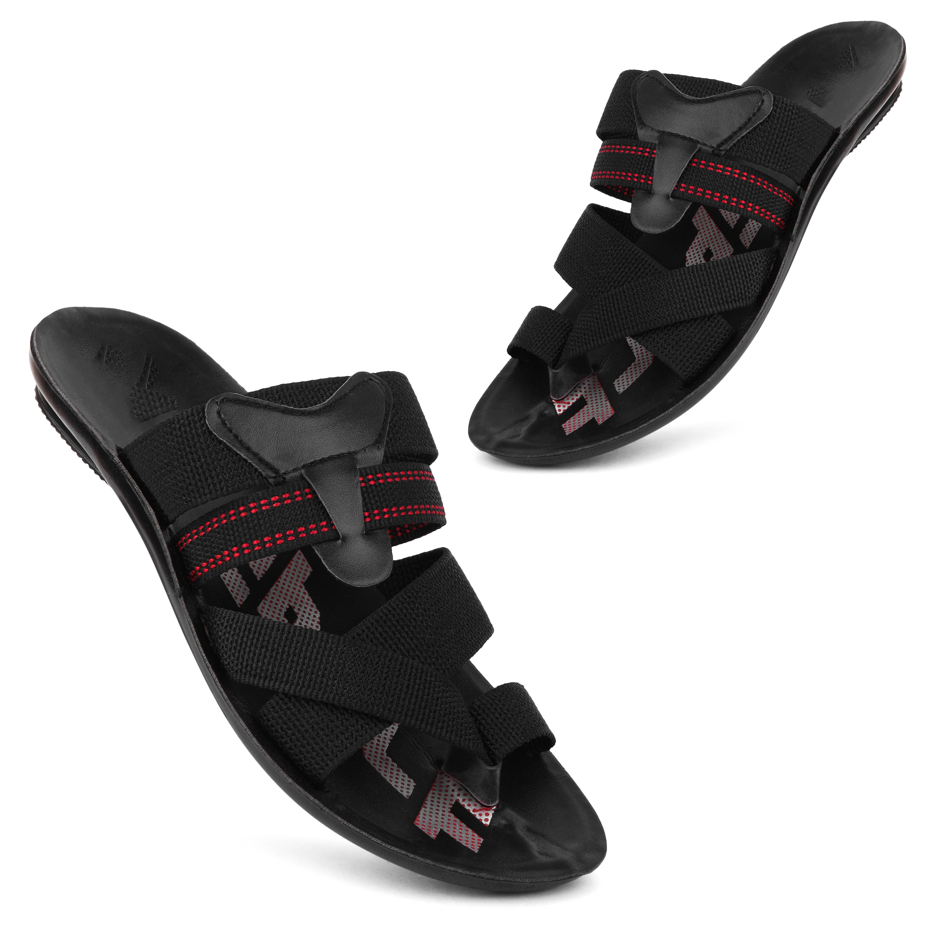     			PENNEN - Red Men's Sandals