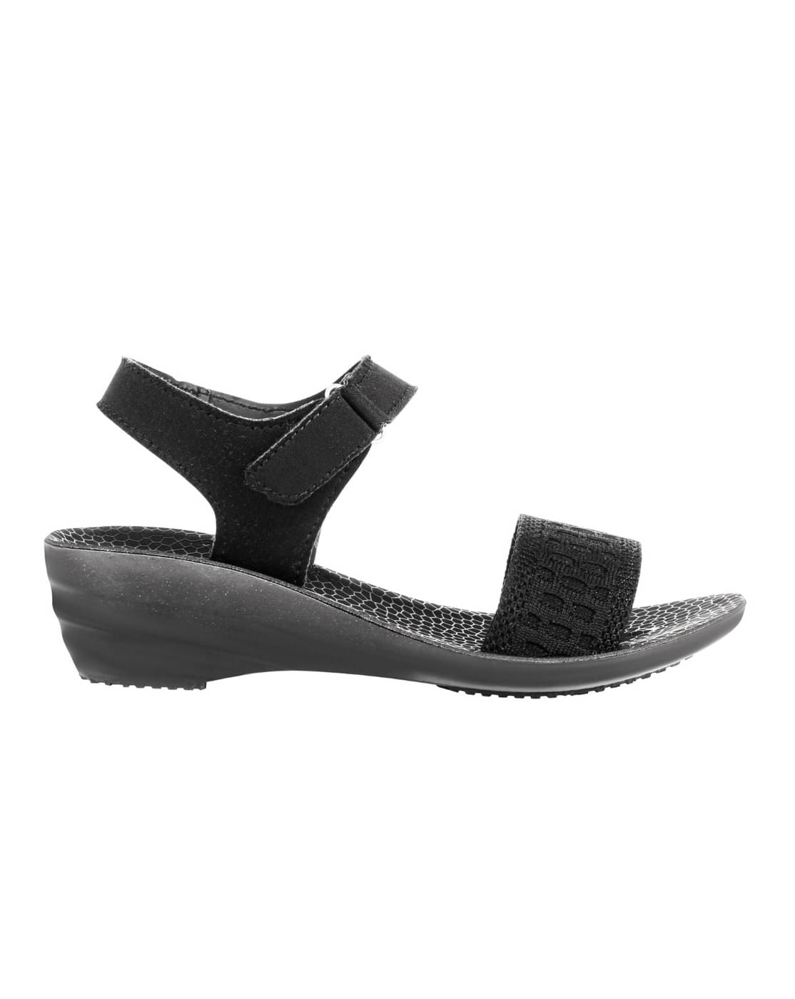     			PU RUDRA Black Women's Flats