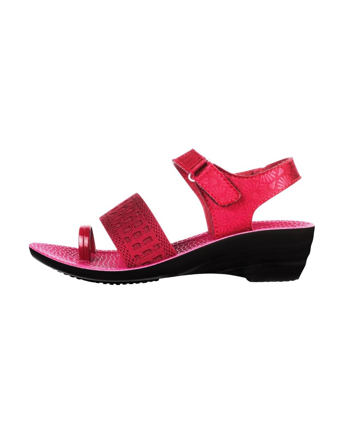     			PU RUDRA Maroon Women's Flats