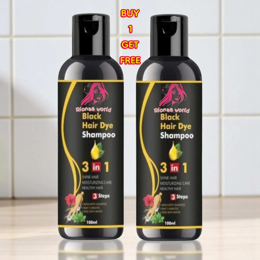    			RIONAS WORLD Natural Baby Shampoo 100 ml ( 1 pcs )