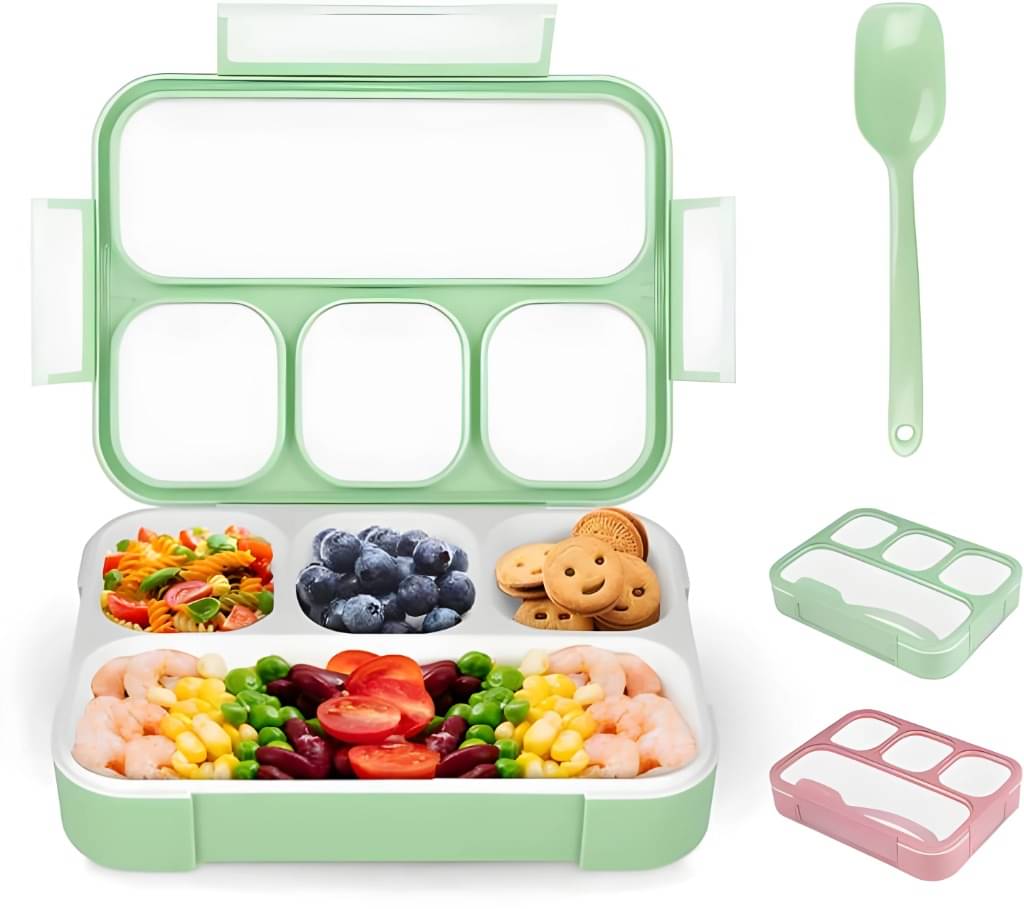     			Radhe Creation Lunch Box with Spoon Polypropylene Lunch Box 4 - Container ( Pack of 1 )