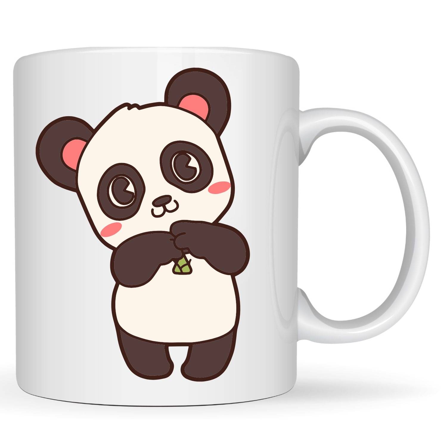     			Ridaa Animal White Mug Ceramic Coffee Mug 350 mL ( Pack of 1 )