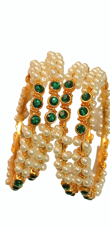     			SAJSHRUNGAR JEWELLERY Gold Bangle Set ( Pack of 4 )