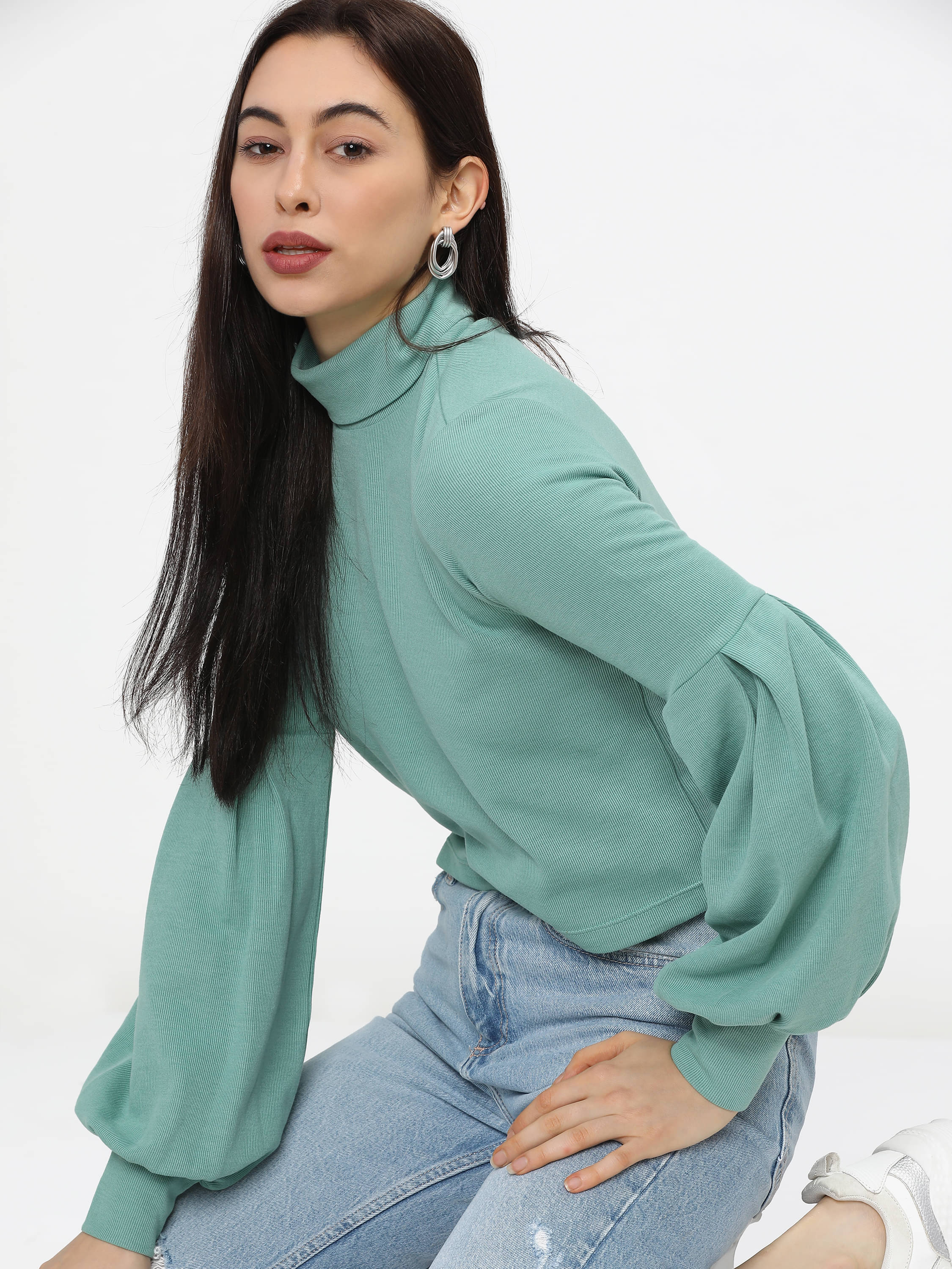Tokyo Talkies Women's Polyester Regular Top ( Teal )     			Tokyo Talkies Women's Polyester Regular Top ( Teal )