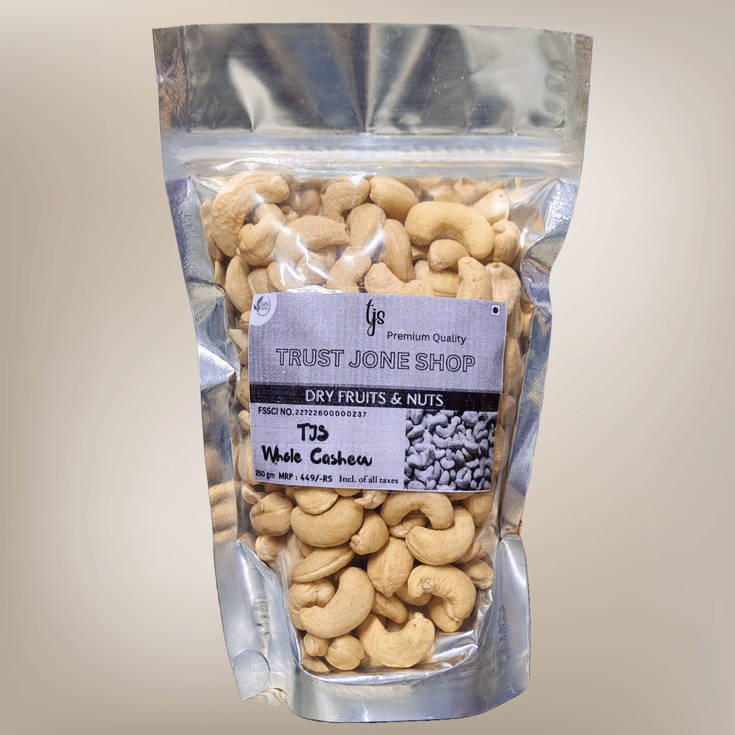 Trust Jone Shop Cashew nut (Kaju) 250 g Trust Jone Shop Cashew nut (Kaju) 250 g