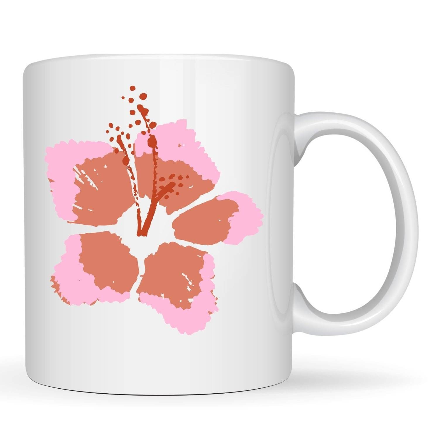     			maddock corp Cute Flower Mug Ceramic Coffee Mug 350 mL ( Pack of 1 )
