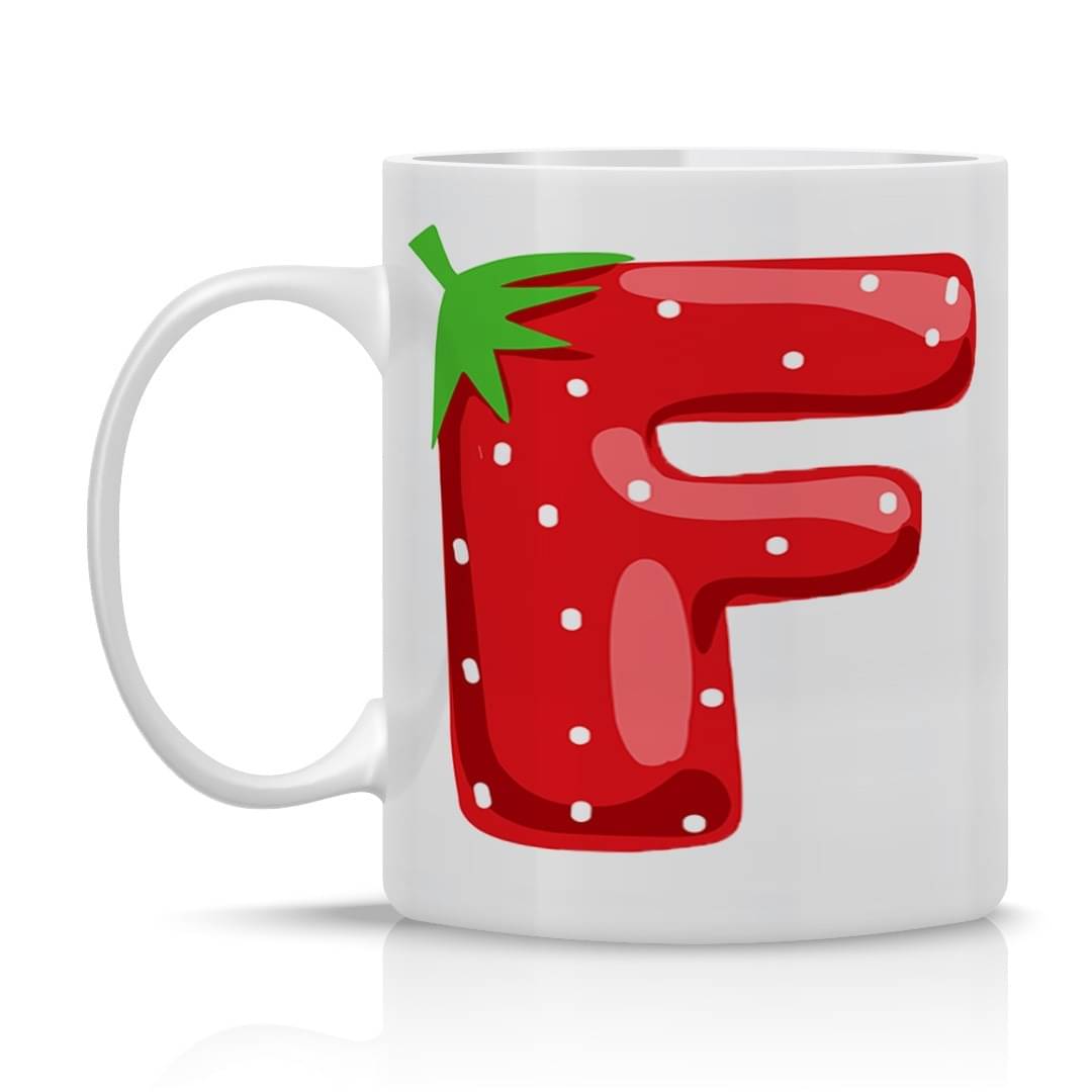 maddock corp Strawberry Mug F Ceramic Coffee Mug 350 mL ( Pack of 1 ) maddock corp Strawberry Mug F Ceramic Coffee Mug 350 mL ( Pack of 1 )