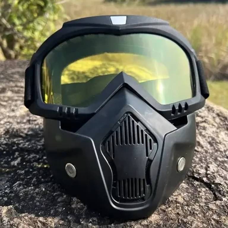 Anti Scratch Goggle Bike Mask, UV Protective Open Face & Eyewear Windproof Dirt Shield Adjustable Strap Soft Foam Padded Detachable for Cycling Bike Off Road Racing Riding Unisex Anti Scratch Goggle Bike Mask, UV Protective Open Face & Eyewear Windproof Dirt Shield Adjustable Strap Soft Foam Padded Detachable for Cycling Bike Off Road Racing Riding Unisex