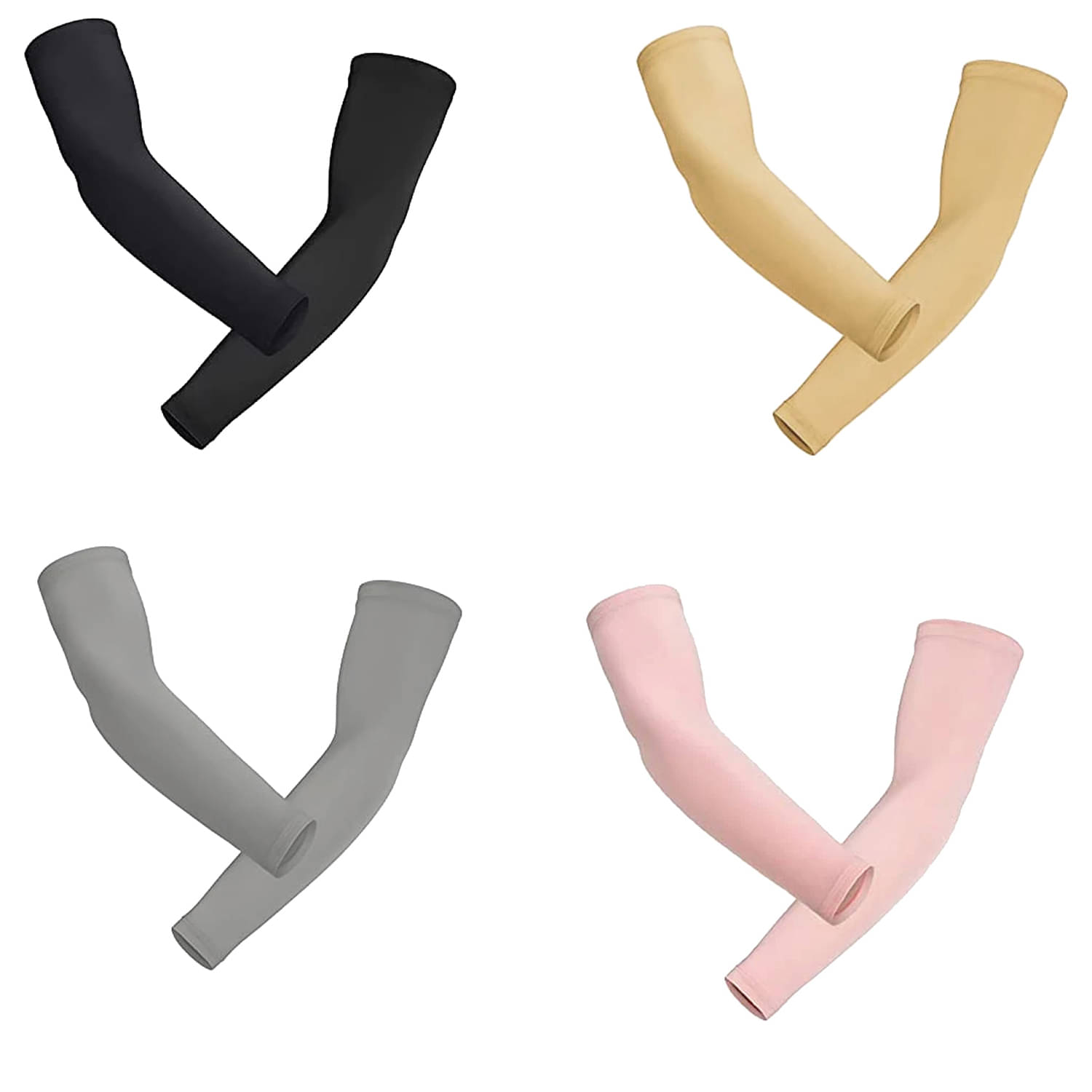 Bizarro.in Multicolor Solid Riding Sleeves ( Set of 4 )     			Bizarro.in Multicolor Solid Riding Sleeves ( Set of 4 )