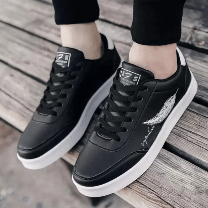 COOPERWINGS Trendy Men's Shoes Black Men's Outdoor Shoes COOPERWINGS Trendy Men's Shoes Black Men's Outdoor Shoes
