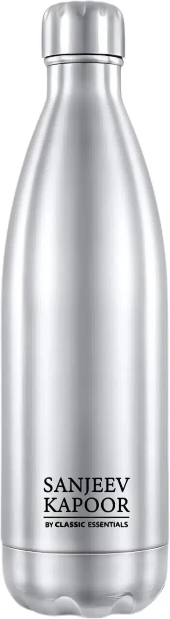 Classic Essenitals Silver Steel Flask ( 1000 ml )
