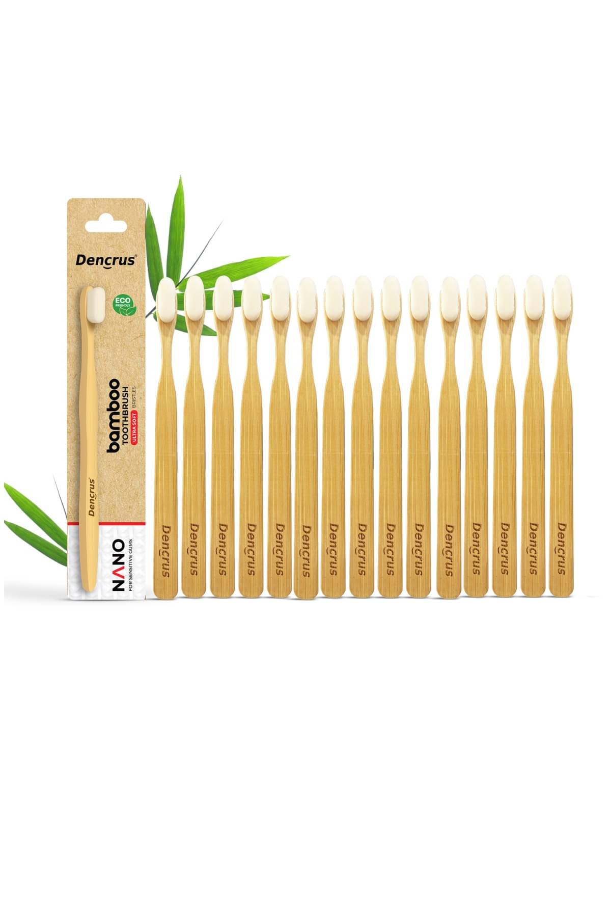     			Dencrus Nano Bamboo Toothbrush DENNANOT15 Pack of 15