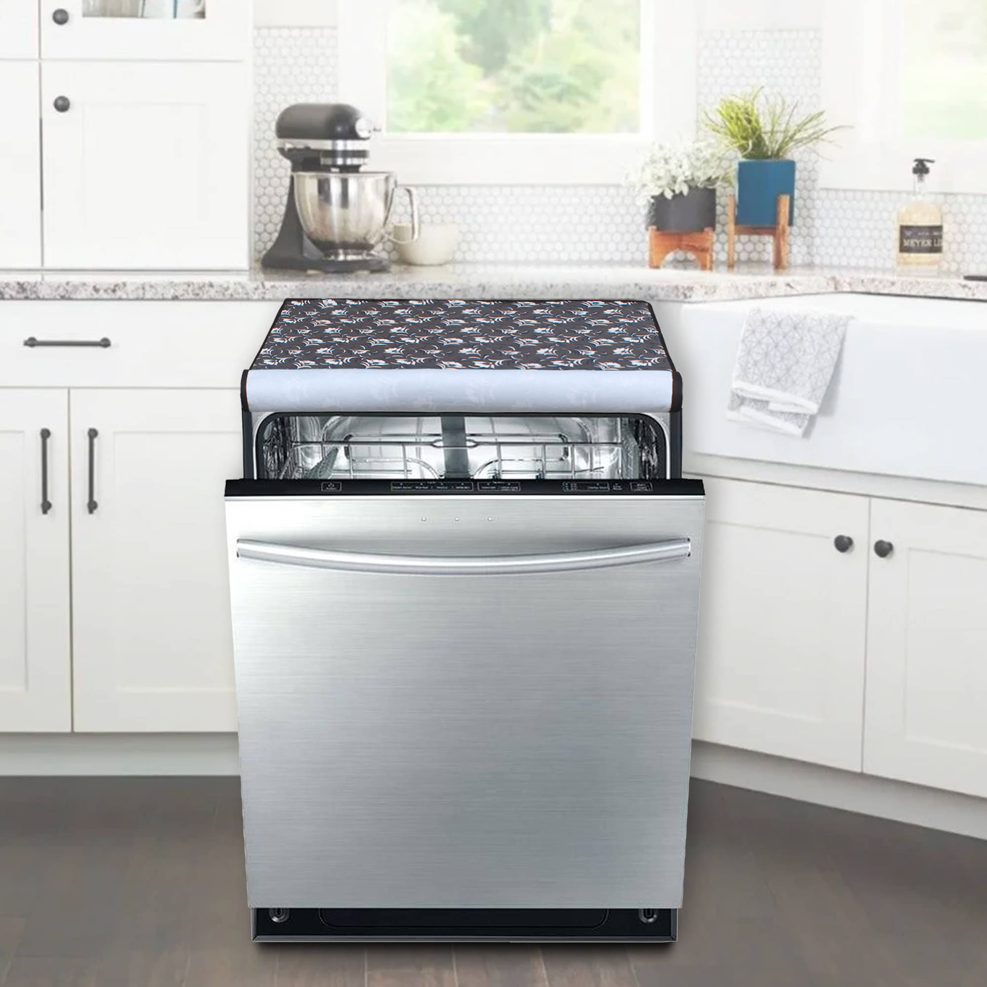     			Dream Care Single PVC Brown Dishwasher Cover