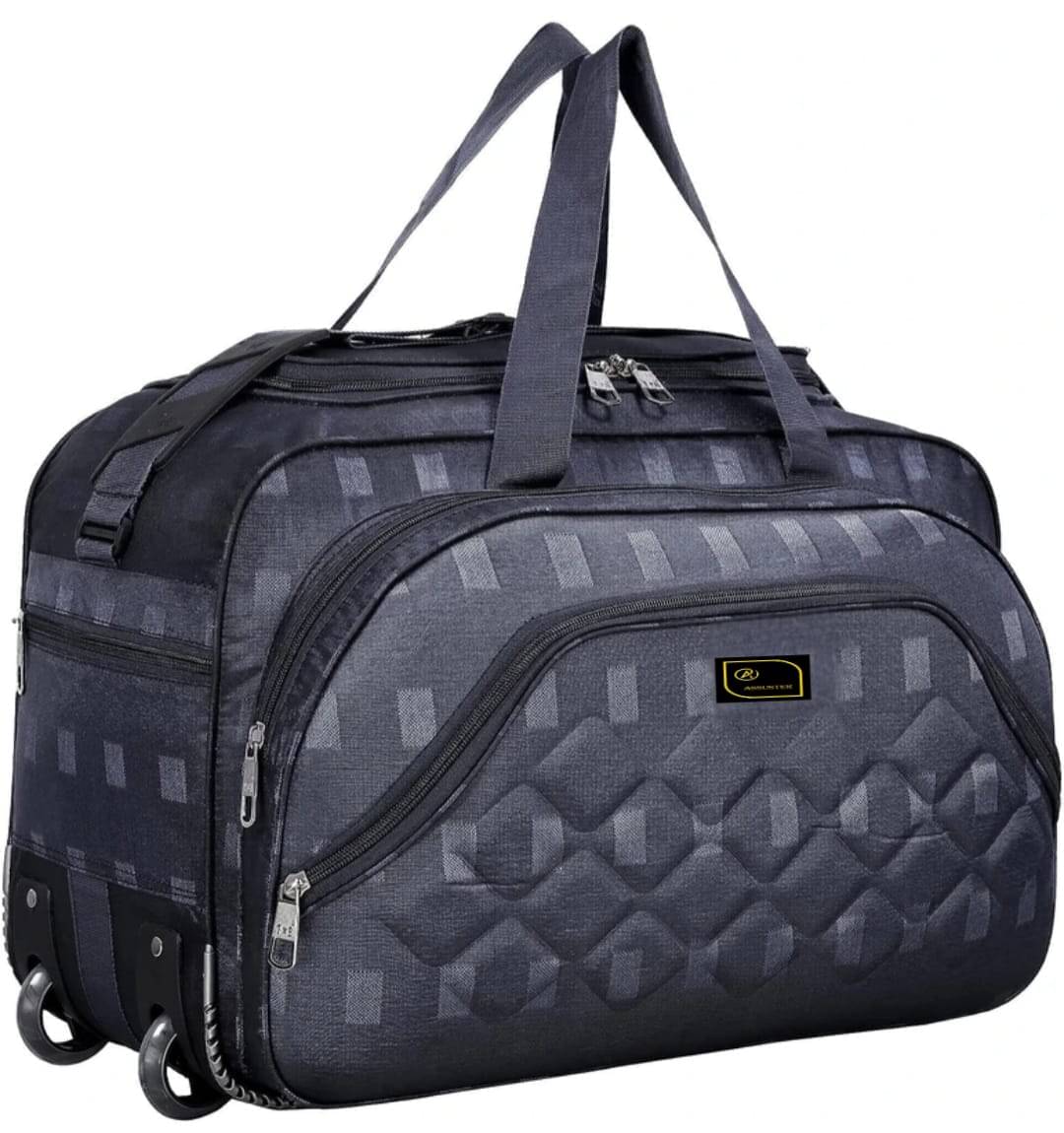     			FINOXX 60 Ltrs Grey Polyester Duffle Bag