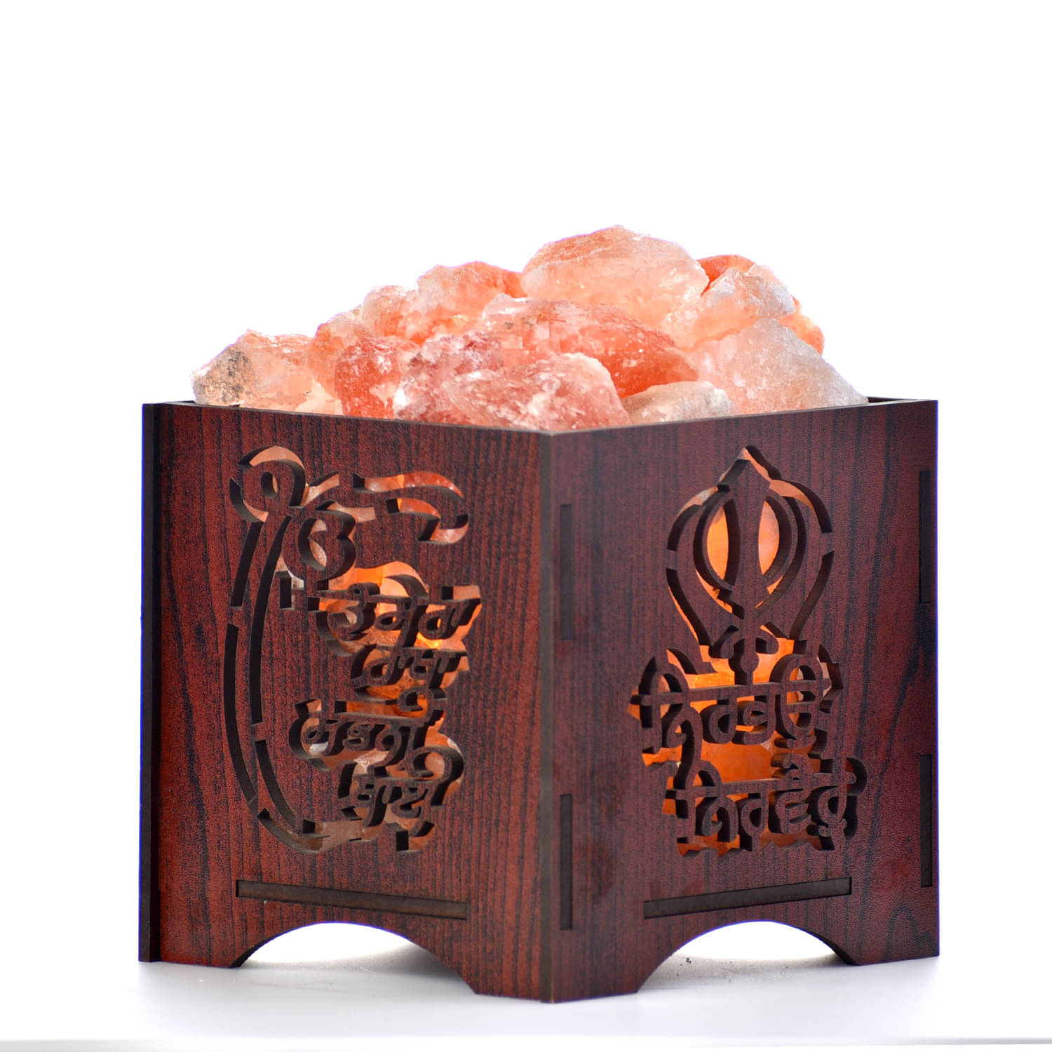 GLOBAL AROMA Orange Himalayan Salt Table Lamp ( Pack of 1 ) GLOBAL AROMA Orange Himalayan Salt Table Lamp ( Pack of 1 )