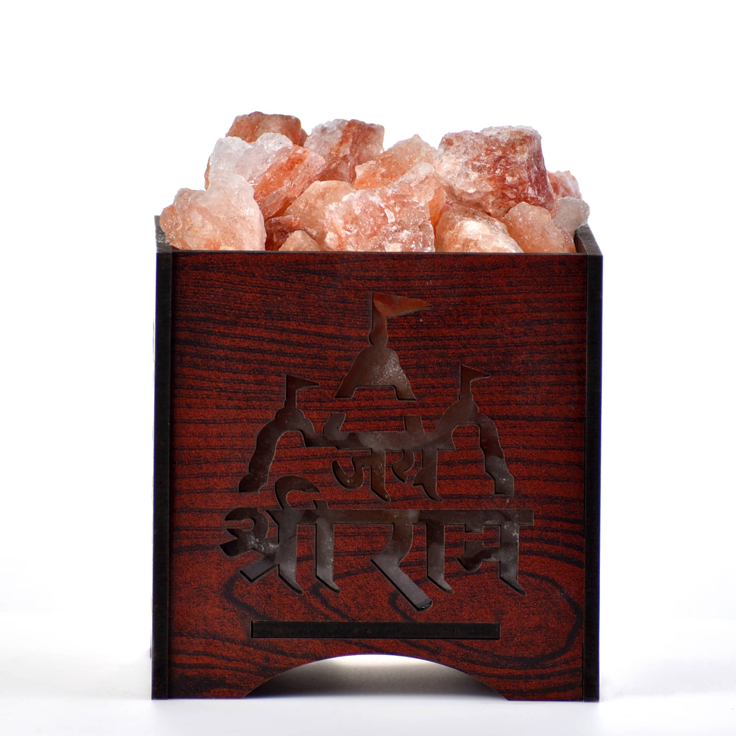 GLOBAL AROMA Orange Himalayan Salt Table Lamp ( Pack of 1 ) GLOBAL AROMA Orange Himalayan Salt Table Lamp ( Pack of 1 )