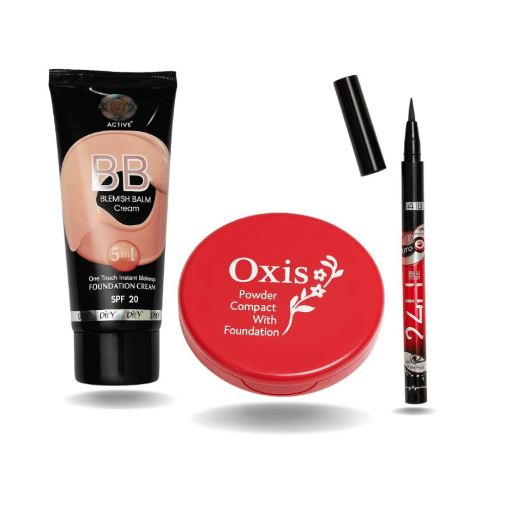     			Generic Makeup Kit ( BB Cream, Compact, Eyeliner, )