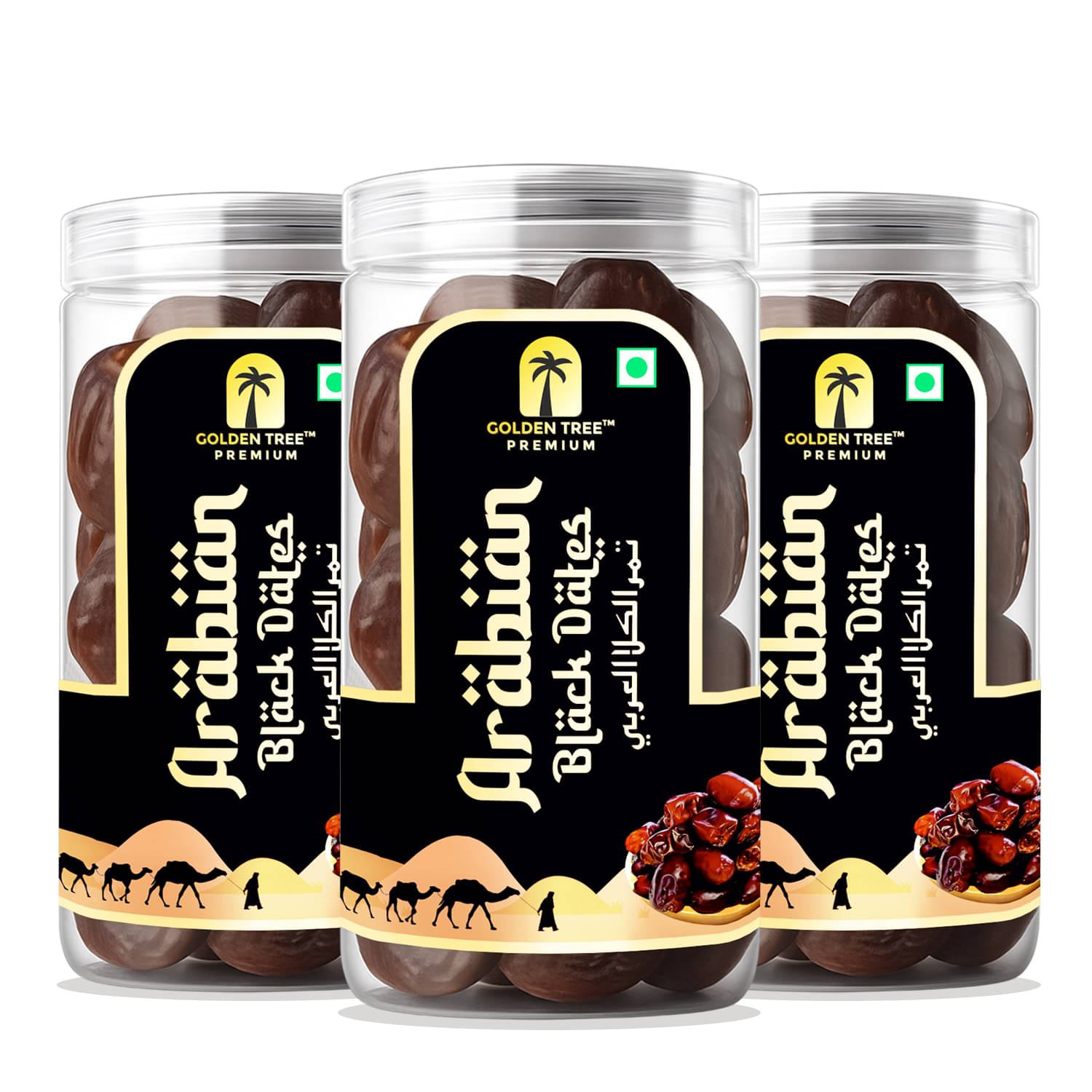     			Golden Tree Dates (Khajoor) 400 g Pack of 3