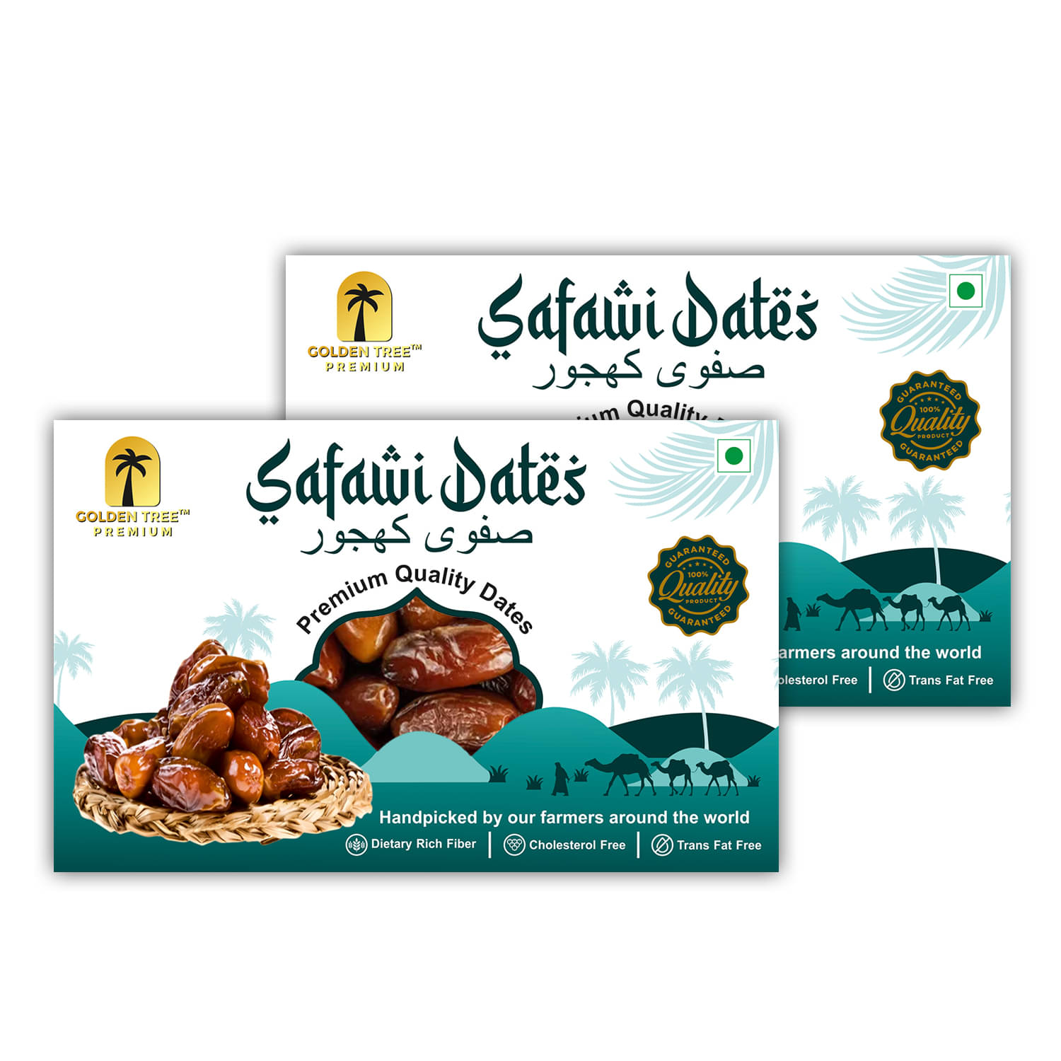     			Golden Tree Dates (Khajoor) 500 g Pack of 2