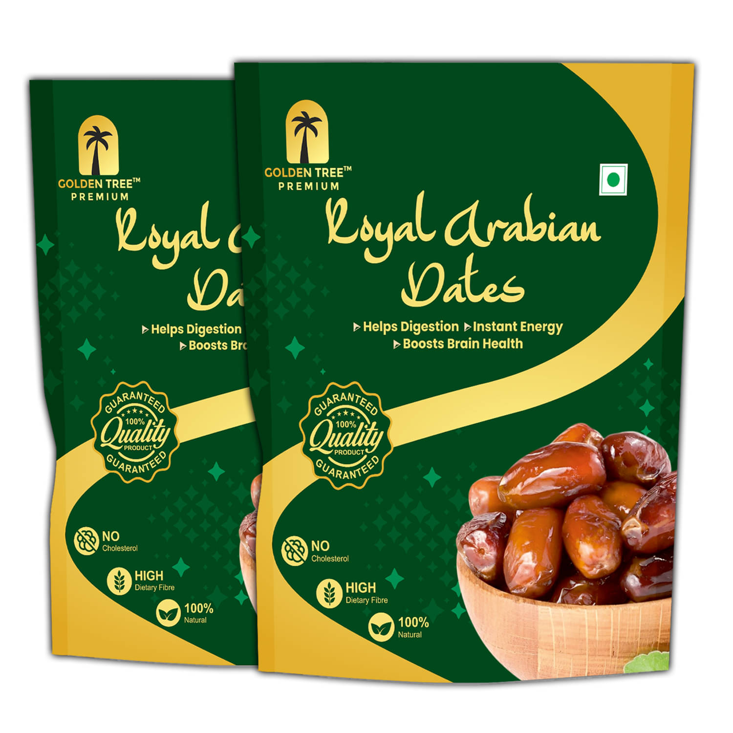     			Golden Tree Dates (Khajoor) 500 g Pack of 2