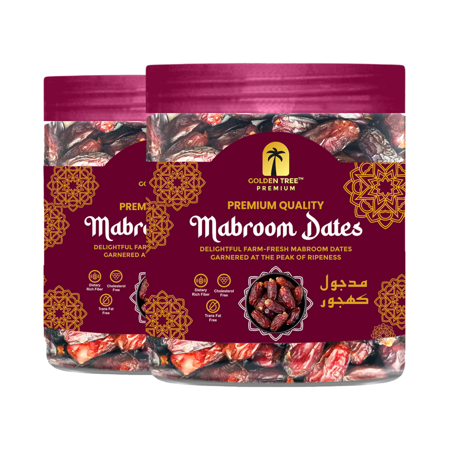     			Golden Tree Mabroom Dates 250 g Pack of 2