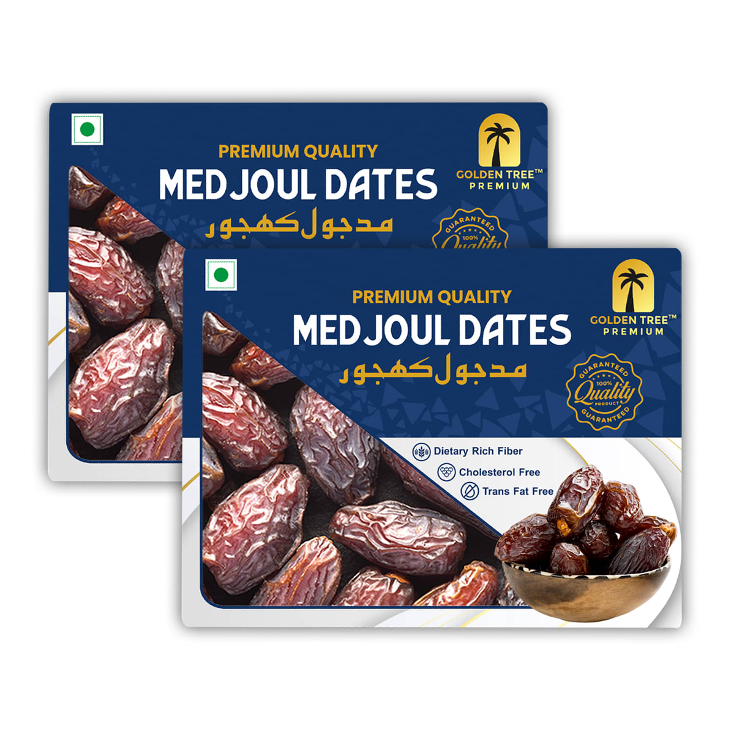     			Golden Tree Medjoul Dates 500 g Pack of 2
