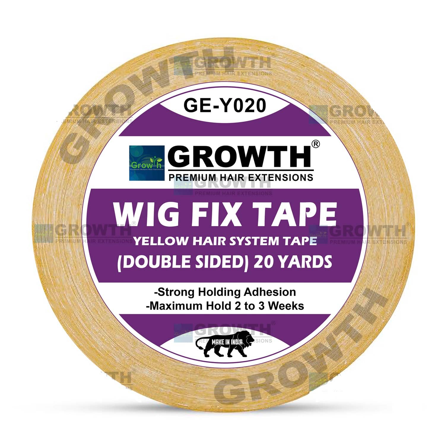 Growth - Yellow Tape in Hair Extension