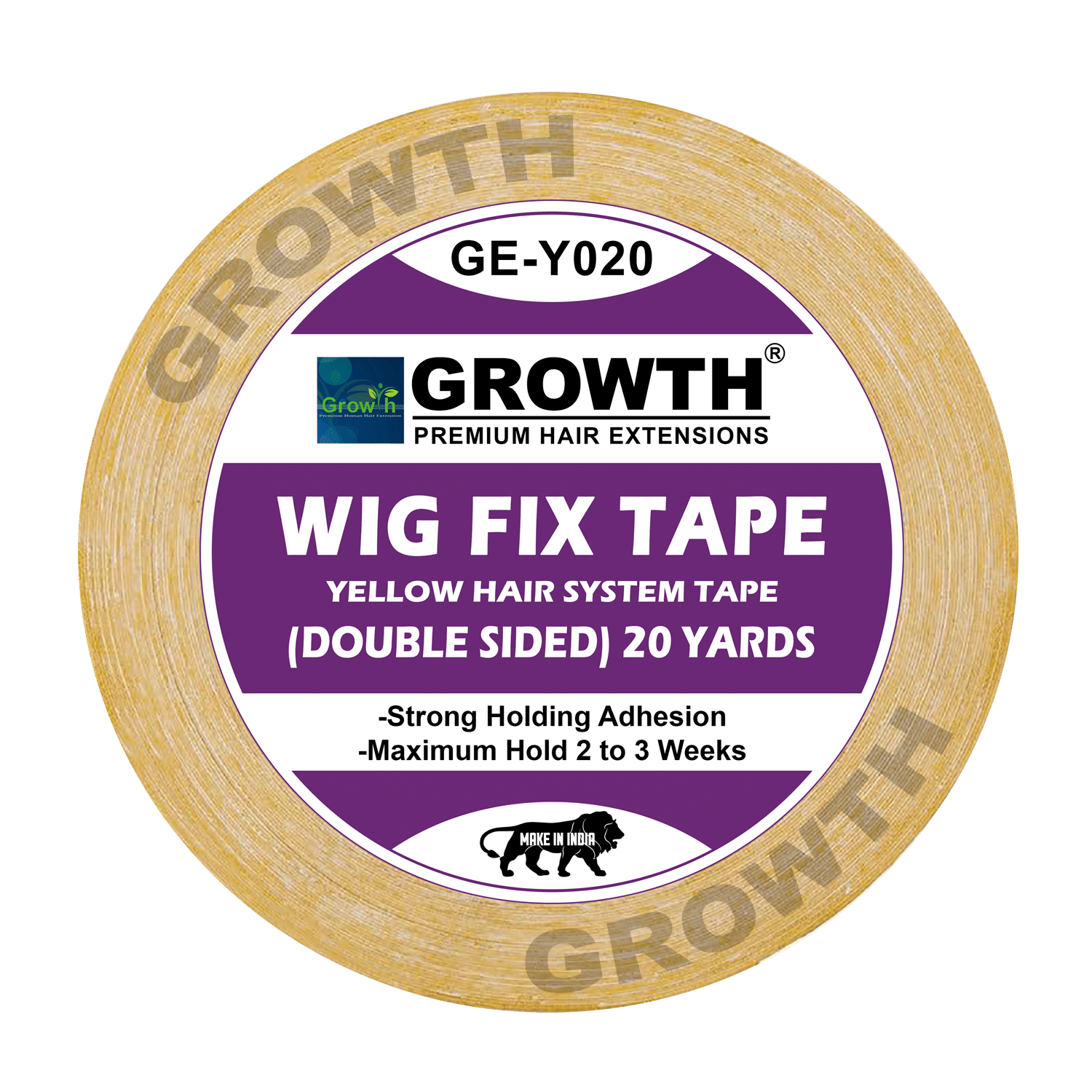 Growth - Yellow Tape in Hair Extension     			Growth - Yellow Tape in Hair Extension