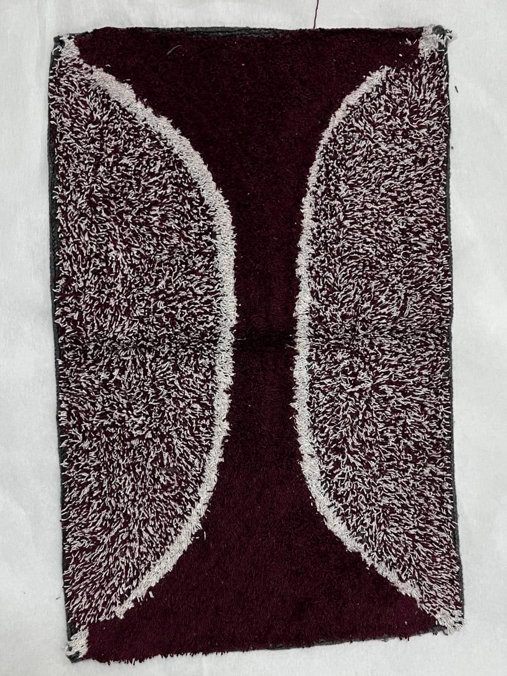     			Hombella Set of 1 Regular Cotton Door Mat ( 58 X 38 cm ) Maroon