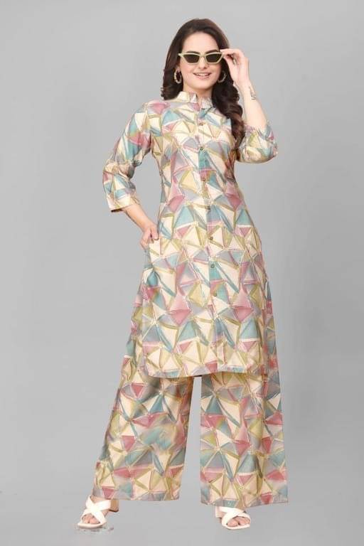     			Honey Creation Women Crepe Printed Straight Kurti ( Multicolor )