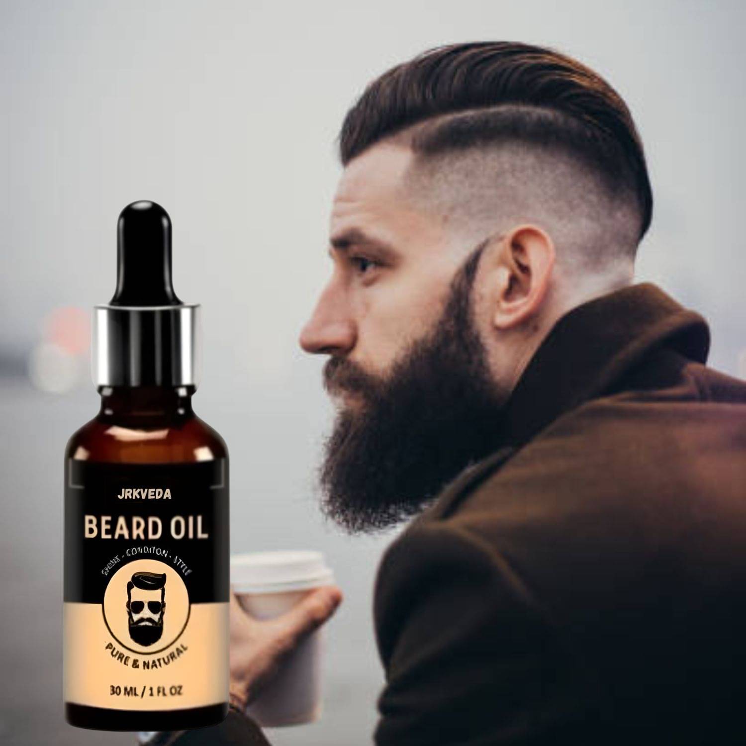 JRKVEDA Vitamin E Promotes Beard Growth Beard Oil 30 ml     			JRKVEDA Vitamin E Promotes Beard Growth Beard Oil 30 ml