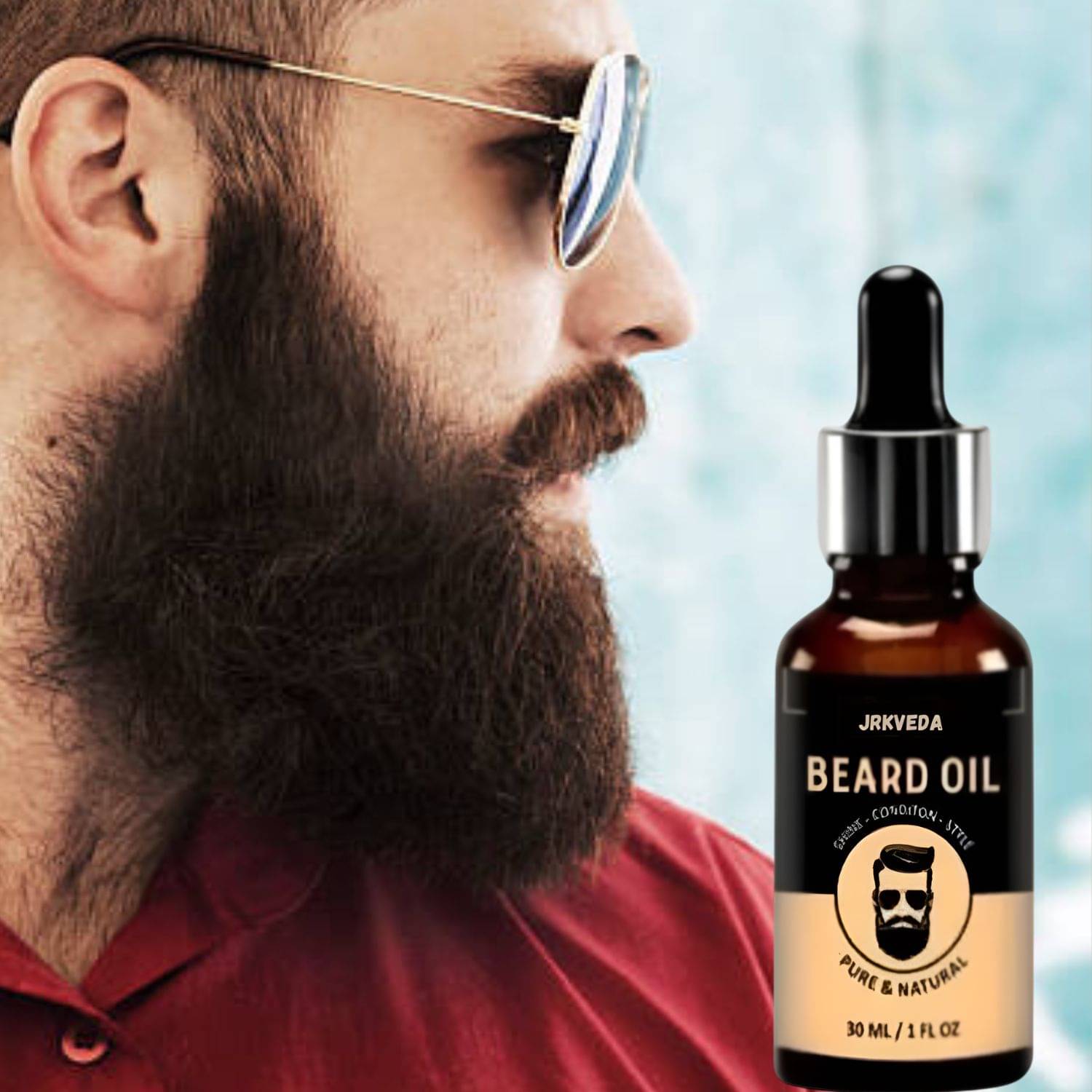 JRKVEDA Vitamin E Promotes Beard Growth Beard Oil 30 ml     			JRKVEDA Vitamin E Promotes Beard Growth Beard Oil 30 ml