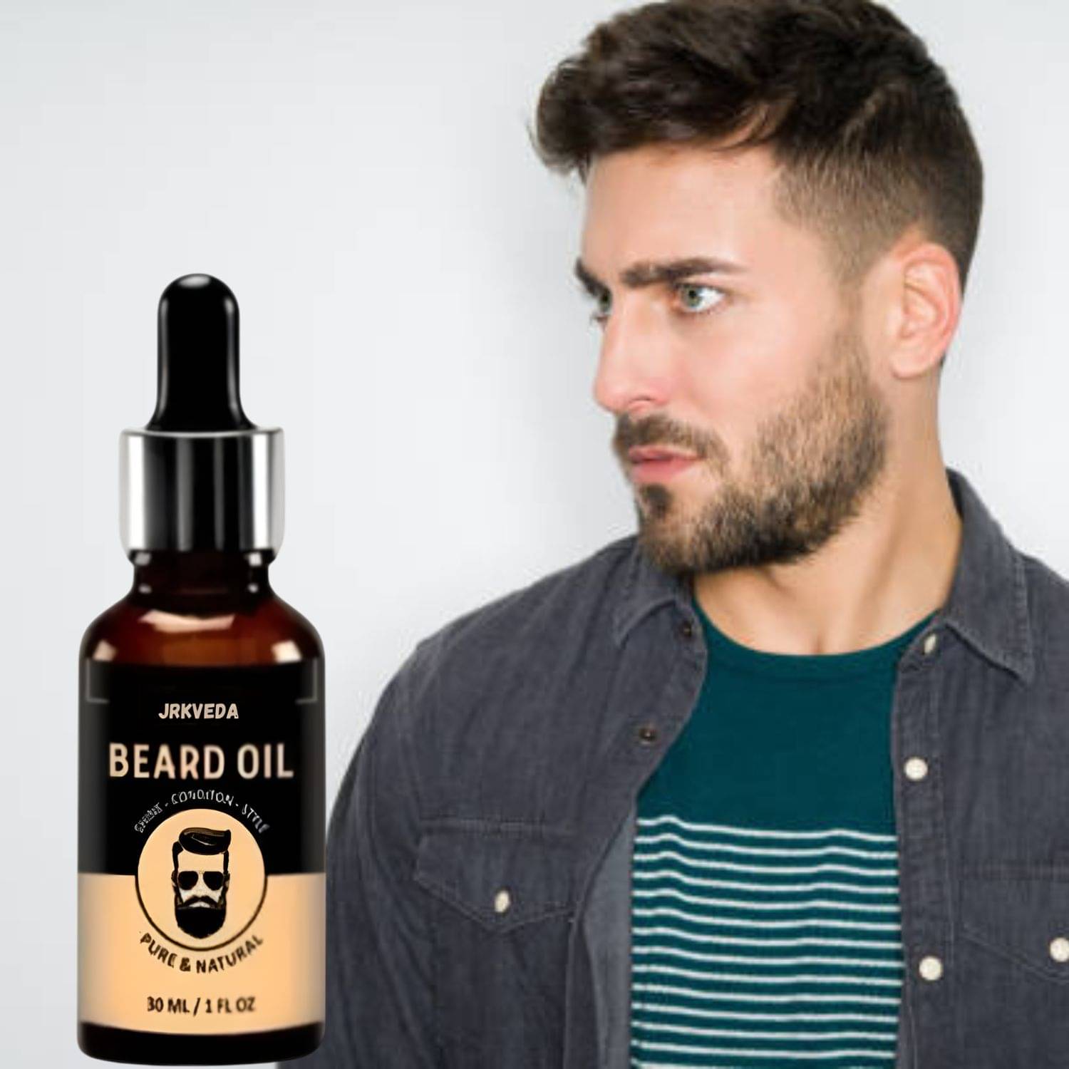 JRKVEDA Vitamin E Promotes Beard Growth Beard Oil 30 ml     			JRKVEDA Vitamin E Promotes Beard Growth Beard Oil 30 ml