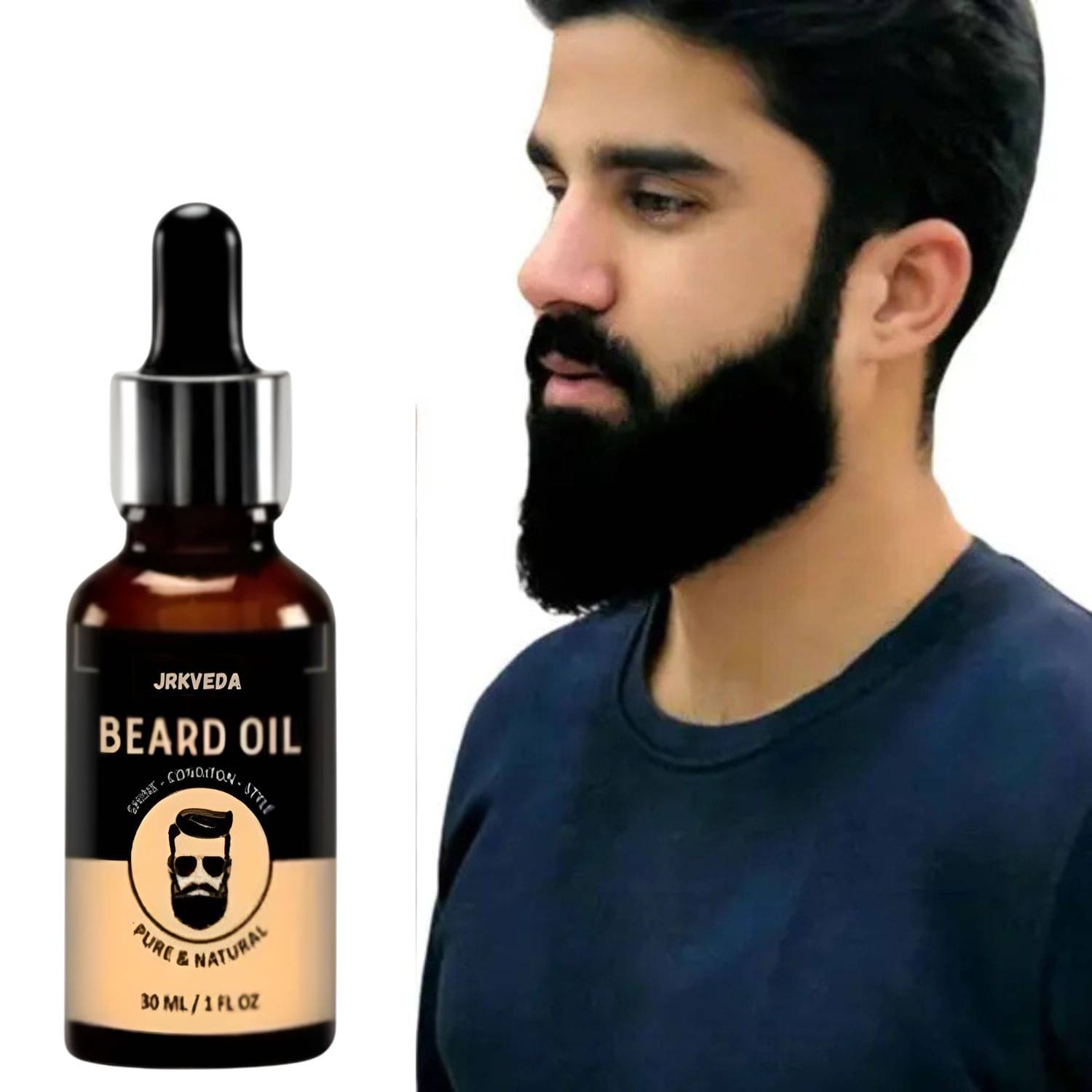 JRKVEDA Vitamin E Promotes Beard Growth Beard Oil 30 ml     			JRKVEDA Vitamin E Promotes Beard Growth Beard Oil 30 ml