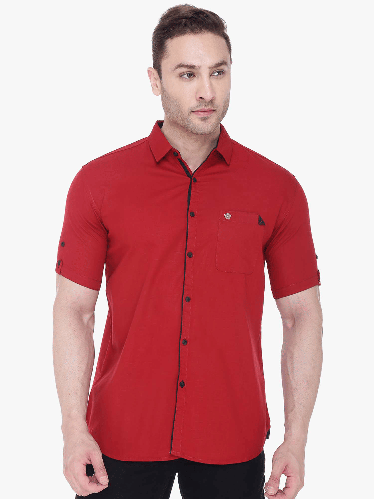 Kuons Avenue Linen Regular Fit Solids Half Sleeves Men's Casual Shirt - Maroon ( Pack of 1 ) Kuons Avenue Linen Regular Fit Solids Half Sleeves Men's Casual Shirt - Maroon ( Pack of 1 )
