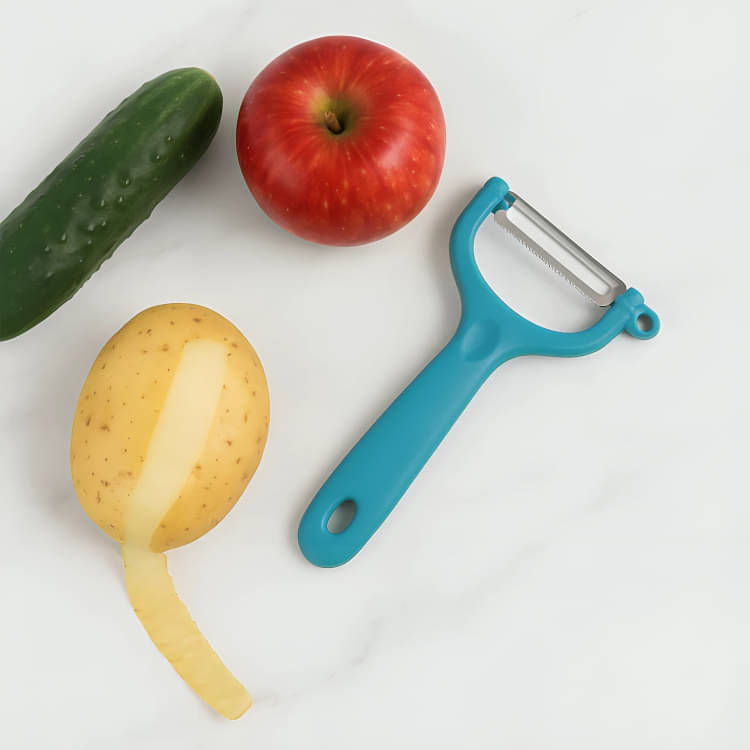 Multi Deal Plastic Handle Vegetable & Fruit Peeler with Stainless Steel Serrated Blade – Multipurpose Kitchen Tool (Pack of 1) Multi Deal Plastic Handle Vegetable & Fruit Peeler with Stainless Steel Serrated Blade – Multipurpose Kitchen Tool (Pack of 1)
