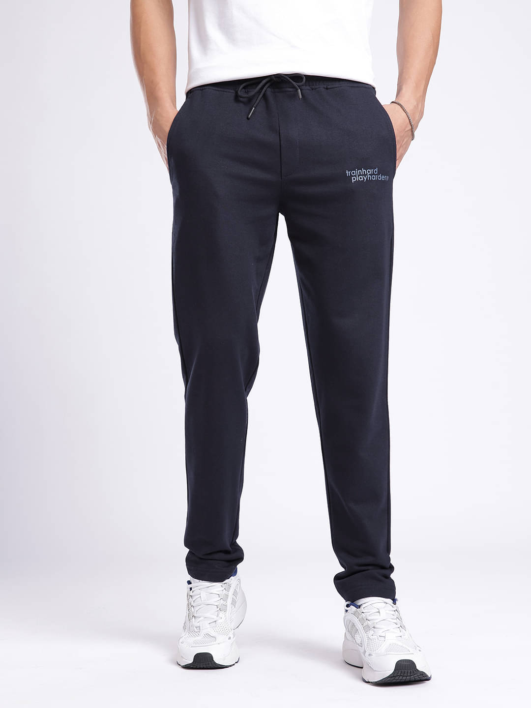     			Nyker Navy Cotton Blend Men's Trackpants ( Pack of 1 )