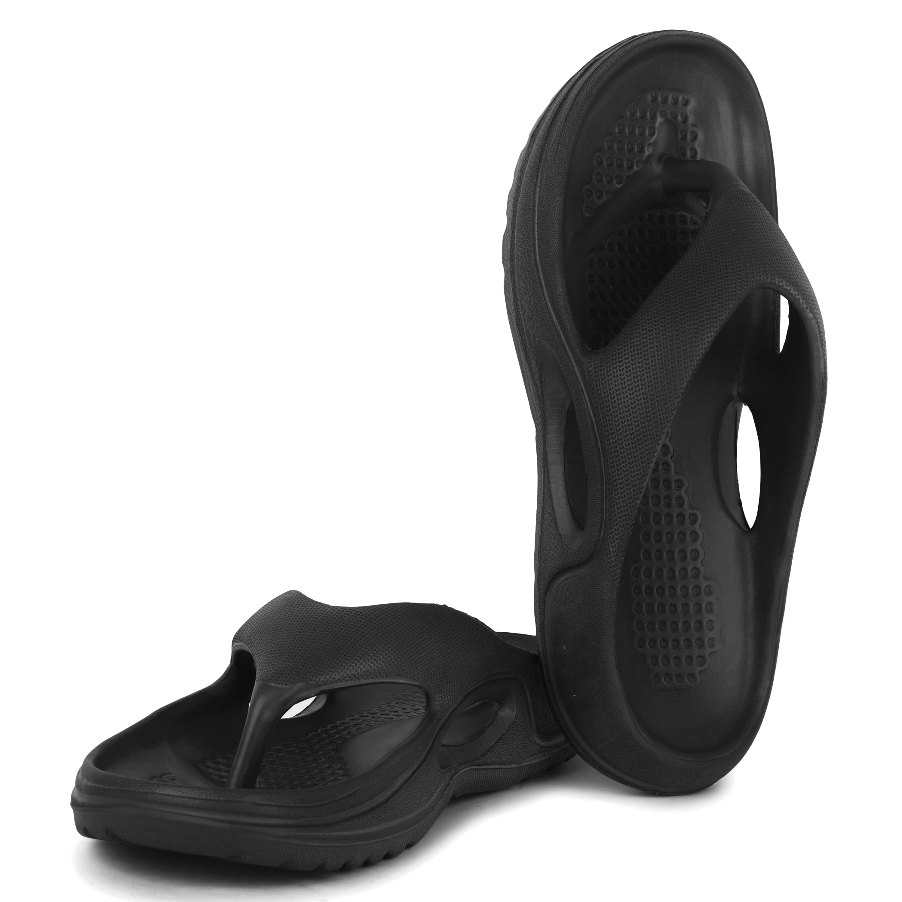     			PENNEN Black Men's Thong Flip Flop