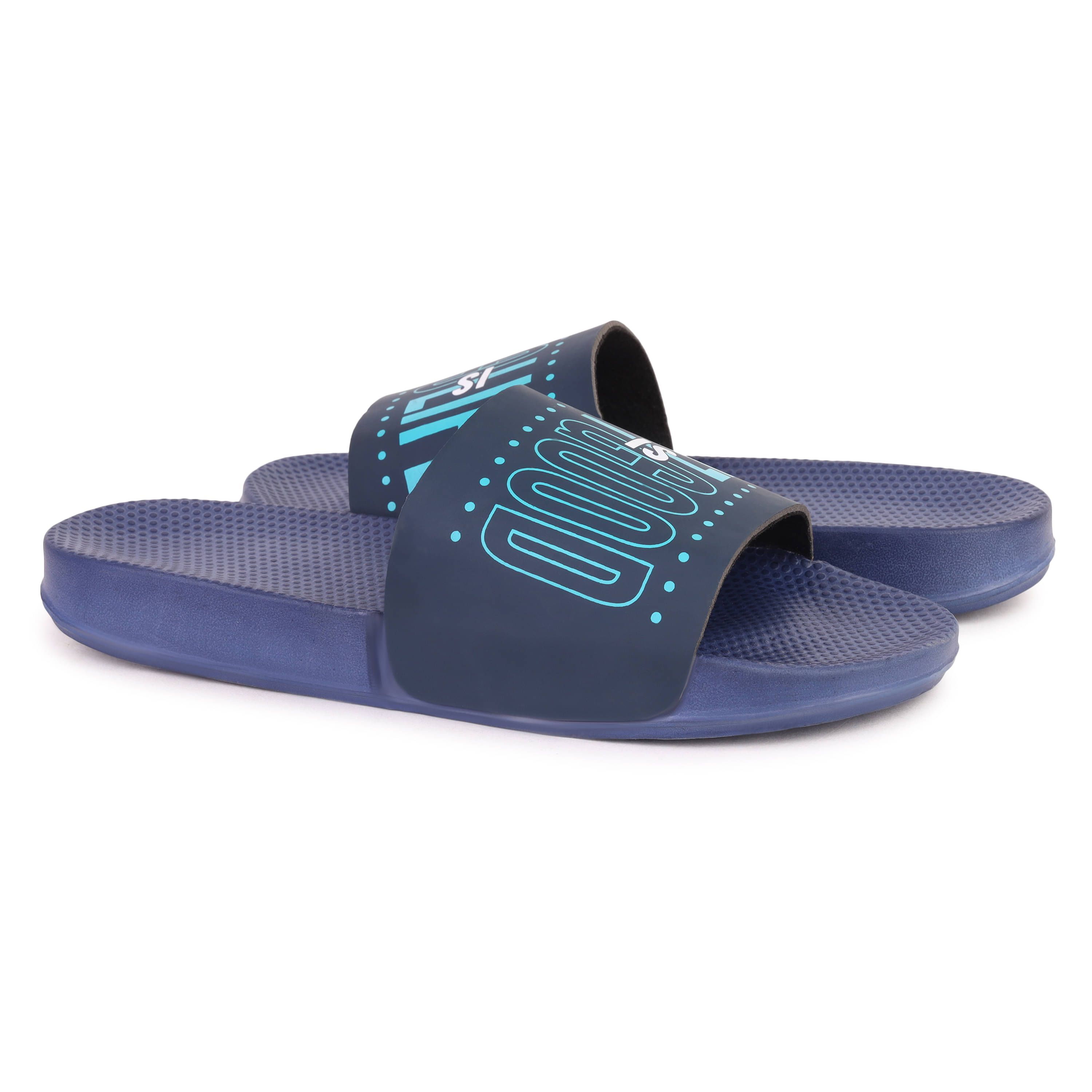     			PENNEN Blue Men's Slide Flip Flop