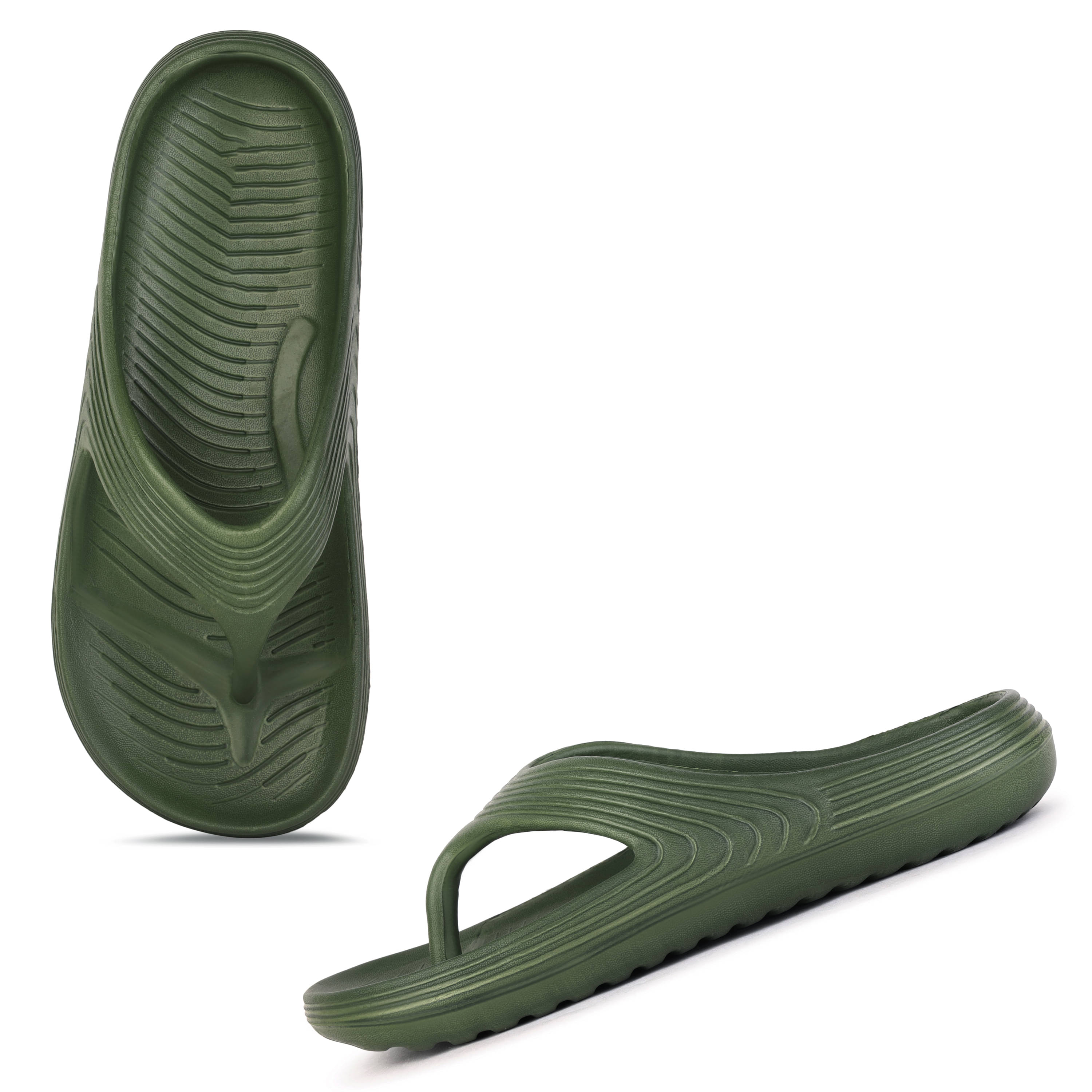     			PENNEN Green Men's Thong Flip Flop