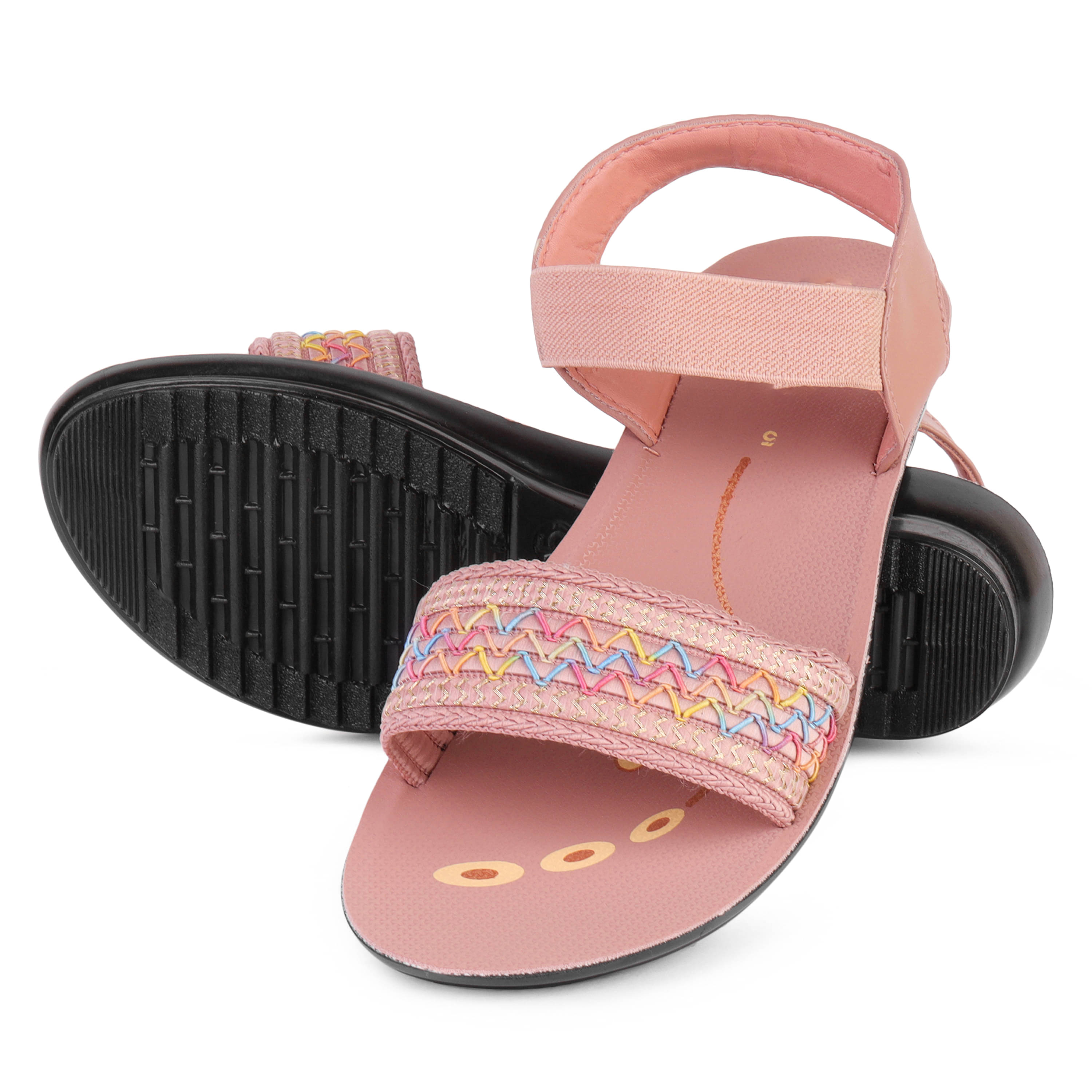 PENNEN Pink Women's Floater Sandals PENNEN Pink Women's Floater Sandals