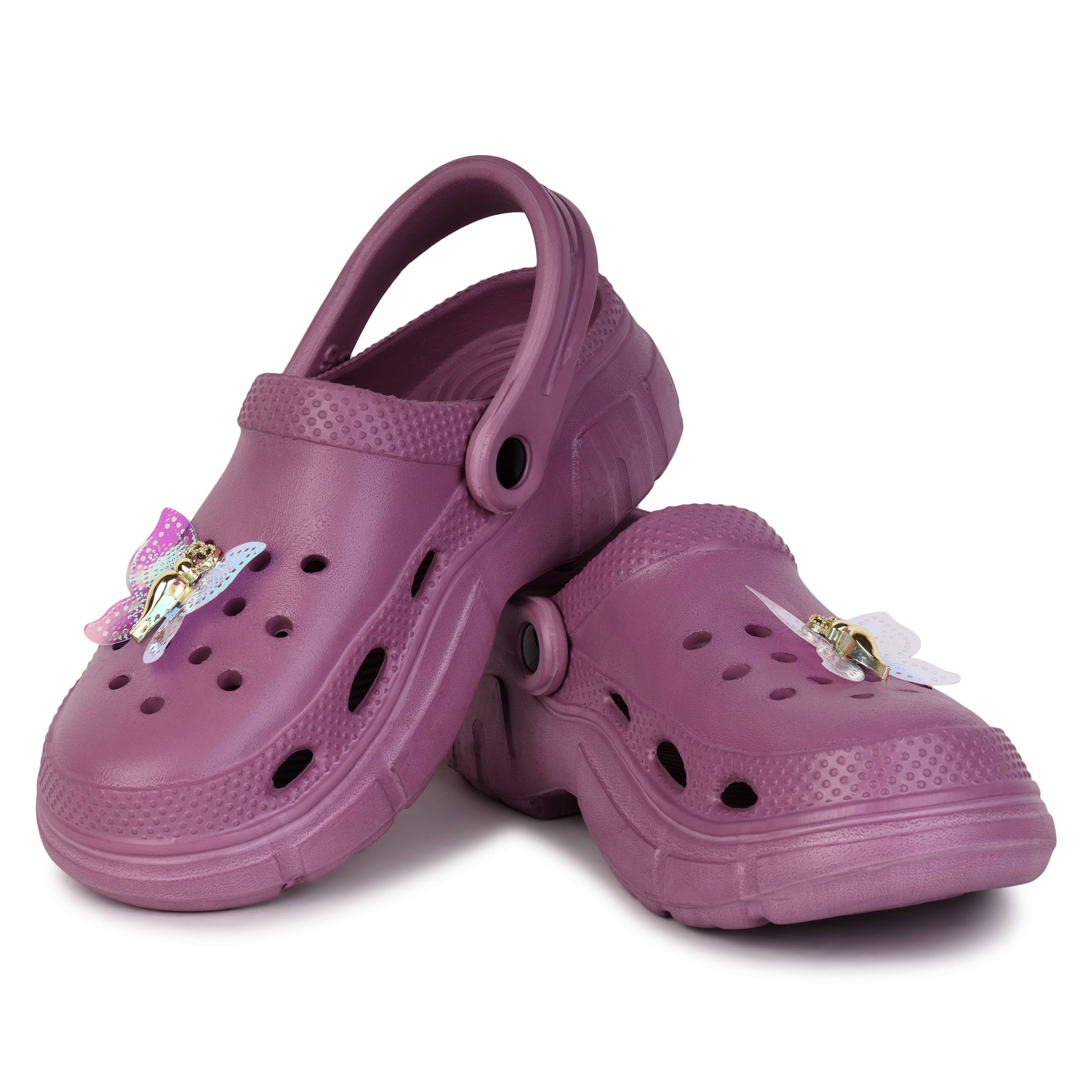 PENNEN Purple Women's Floater Sandals PENNEN Purple Women's Floater Sandals