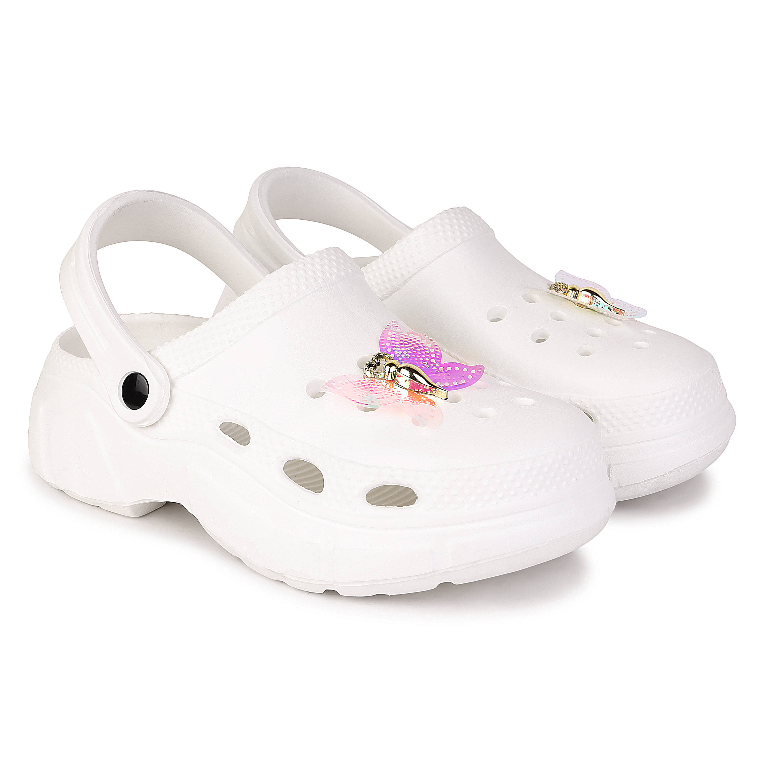     			PENNEN White Women's Floater Sandals
