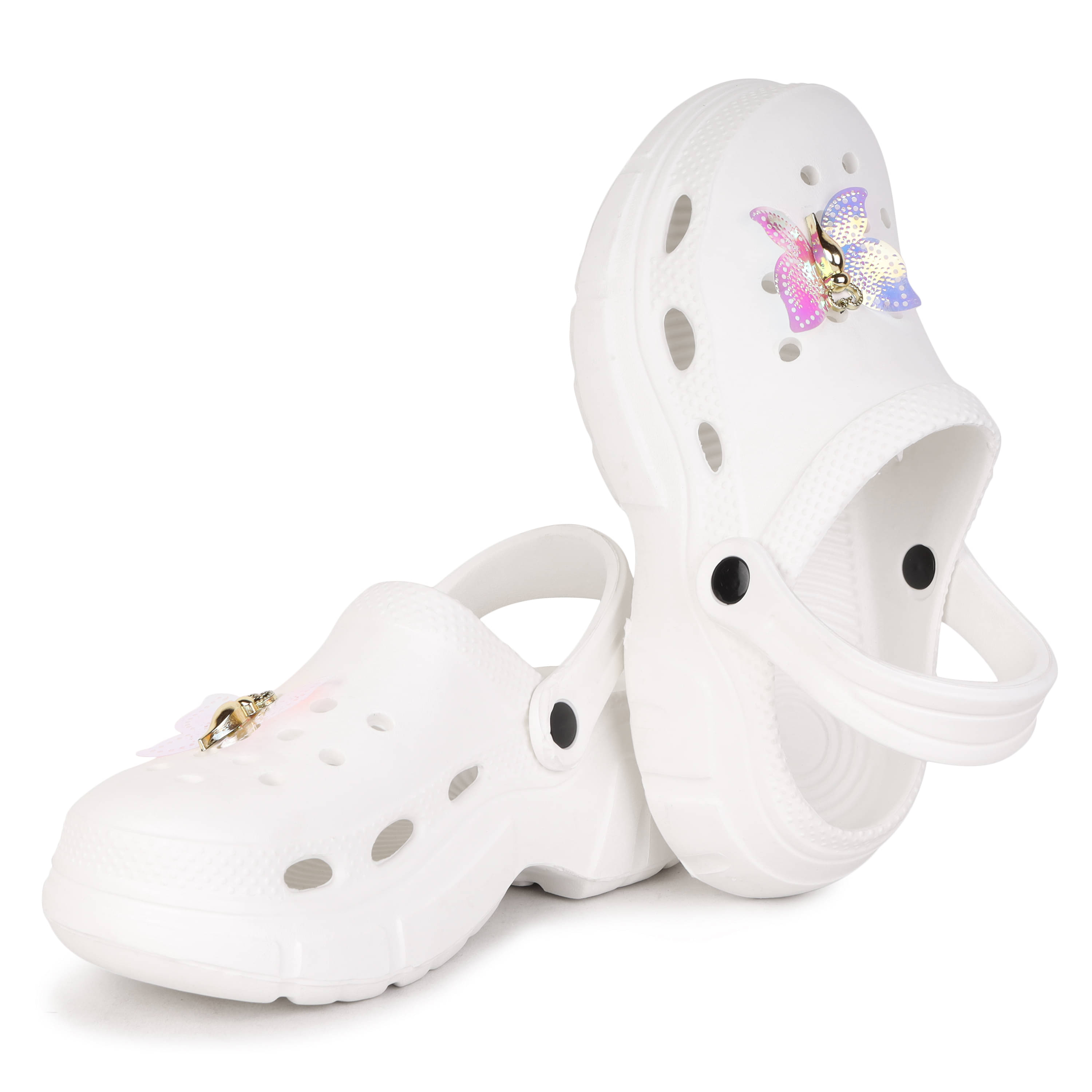 PENNEN White Women's Floater Sandals PENNEN White Women's Floater Sandals