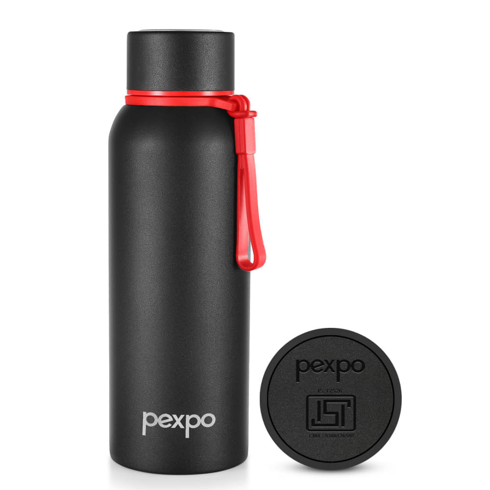    			Pexpo Bravo Black Thermosteel Flask ( 500 ml )