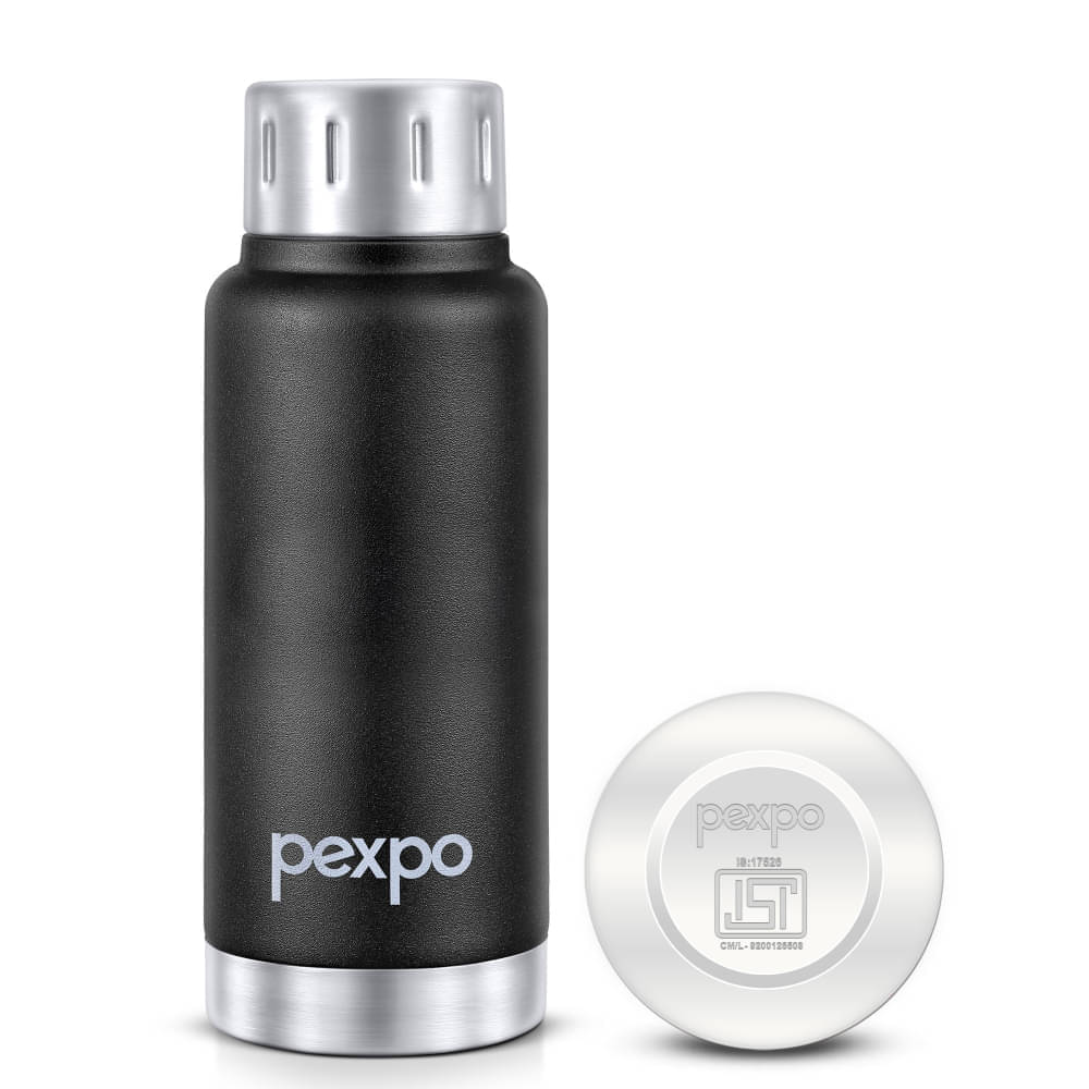     			Pexpo Cameo Black Thermosteel Flask ( 300 ml )