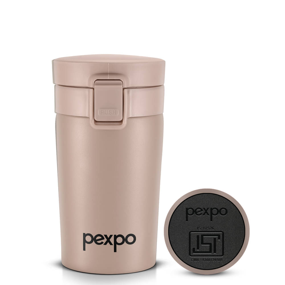     			Pexpo Cocoa Beige Thermosteel Flask ( 260 ml )