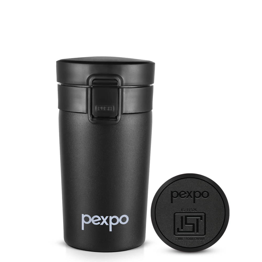     			Pexpo Cocoa Black Thermosteel Flask ( 260 ml )