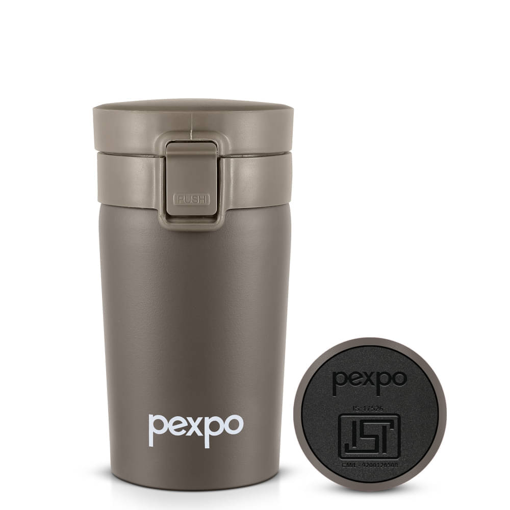     			Pexpo Cocoa Brown Thermosteel Flask ( 260 ml )