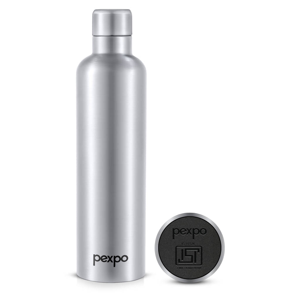     			Pexpo Oreo Silver Thermosteel Flask ( 1000 ml )